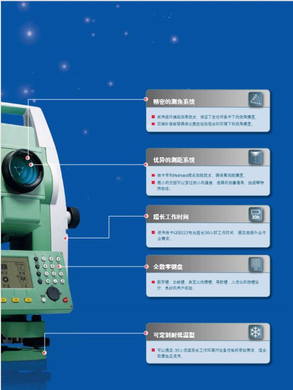 徠卡FlexLine plus系列全站儀 TS06plus使用操作（徠卡FlexLine plus系列全站儀 TS06plus功能特點(diǎn)）(圖3)