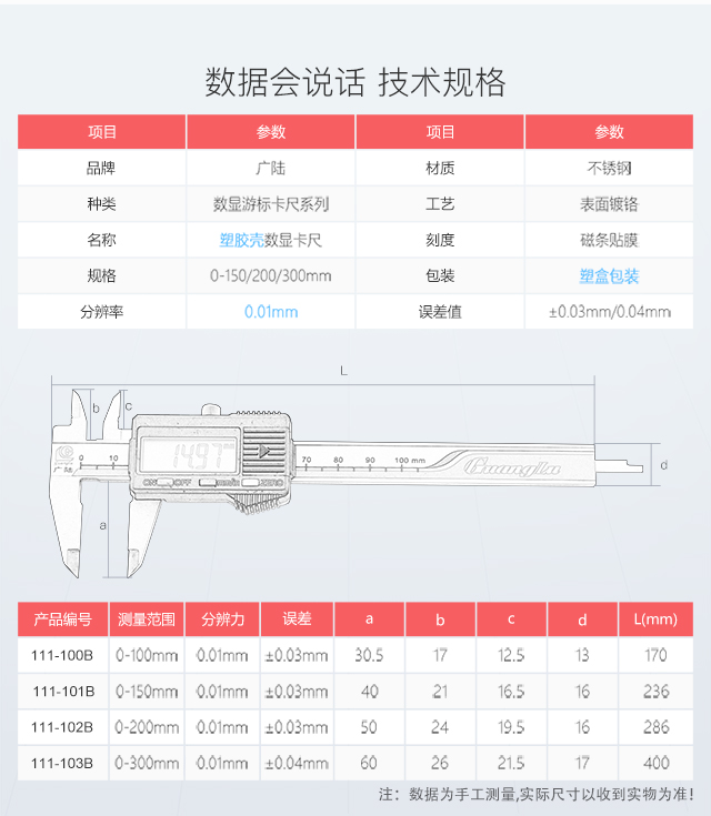 111-101-40數(shù)顯游標(biāo)卡尺0-150mm使用操作（111-101-40數(shù)顯游標(biāo)卡尺0-150mm功能特點(diǎn)）(圖18)