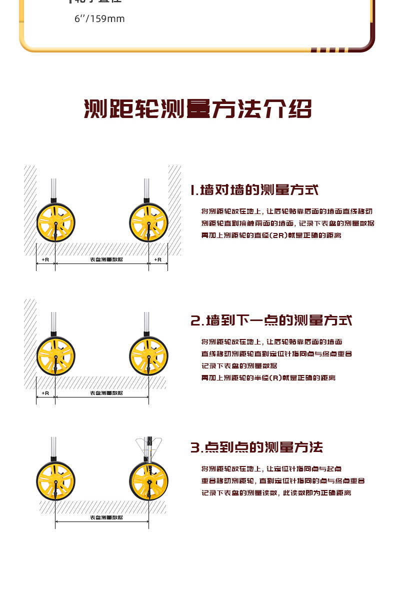 DL330060 150mm 機(jī)械輪式測距儀使用操作（DL330060 150mm 機(jī)械輪式測距儀功能特點(diǎn)）(圖12)