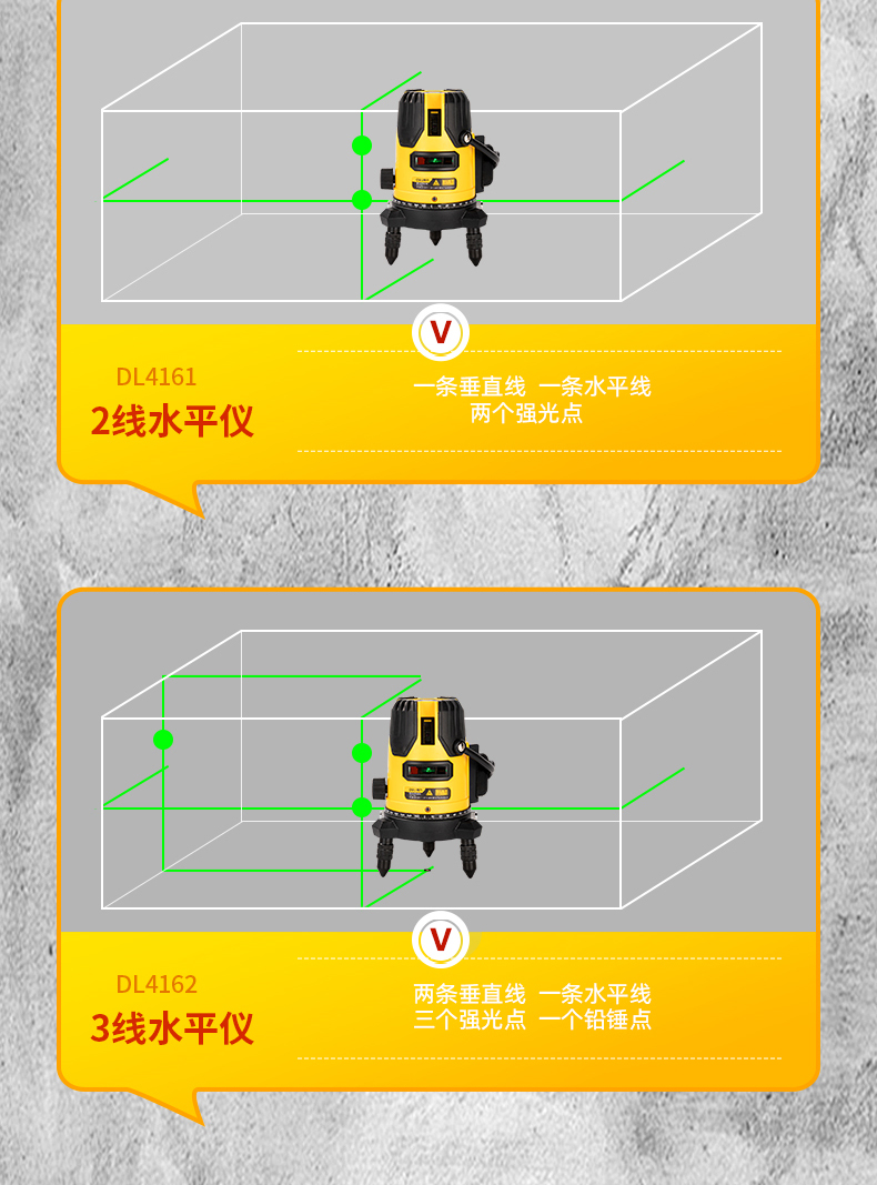 DL4161 2線 激光投線儀使用操作（DL4161 2線 激光投線儀功能特點）(圖12)