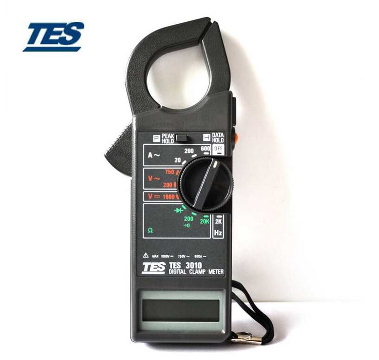 TES-3010臺灣泰仕TES交流鉤表使用操作（TES-3010臺灣泰仕TES交流鉤表功能特點）(圖1)