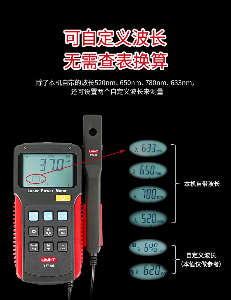 UT385激光功率計(jì)使用操作（UT385激光功率計(jì)功能特點(diǎn)）(圖3)