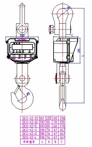 直視電子吊秤使用操作（直視電子吊秤功能特點(diǎn)）(圖1)