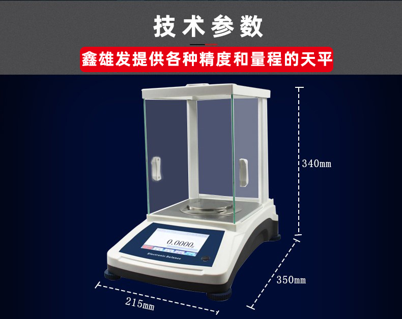 電子天平,萬分之一天平,0.1mg分析天平(圖1)